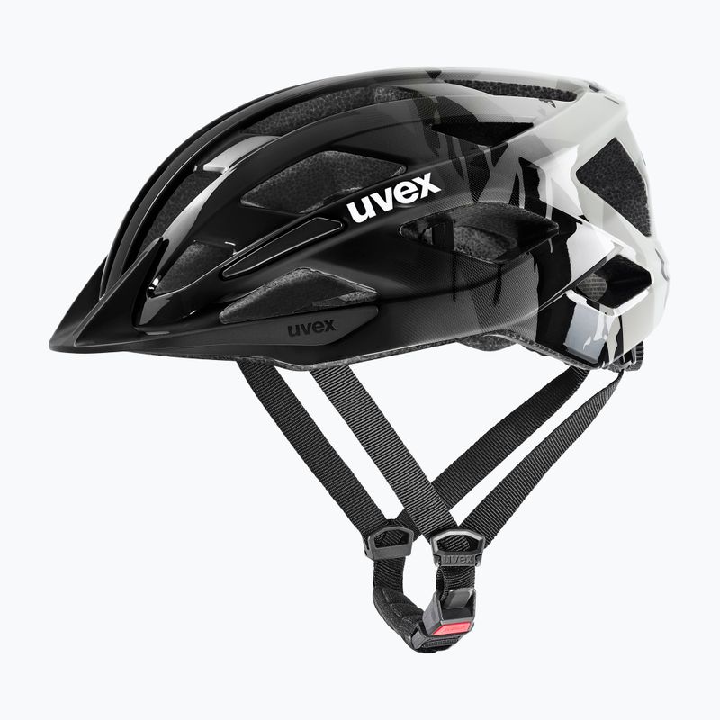 Casco da bici per bambini UVEX Air Wing 2 warm grey/black 8