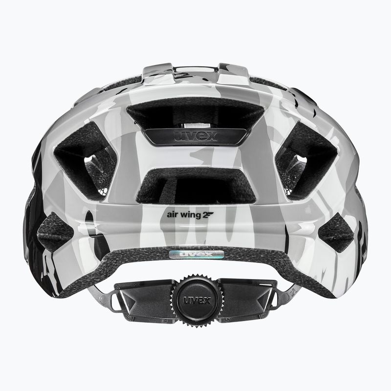 Casco da bici per bambini UVEX Air Wing 2 warm grey/black 10