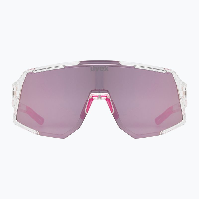 Occhiali da sole UVEX Sequenze clear/mirror pink 3