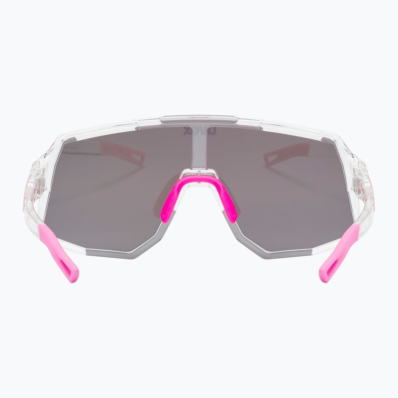Occhiali da sole UVEX Sequenze clear/mirror pink 4