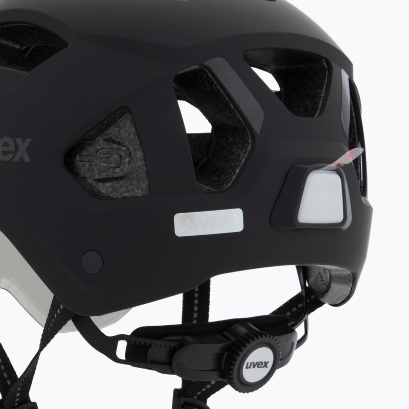 Casco da ciclismo UVEX Stride Visor black matt/lite mirror silver 7