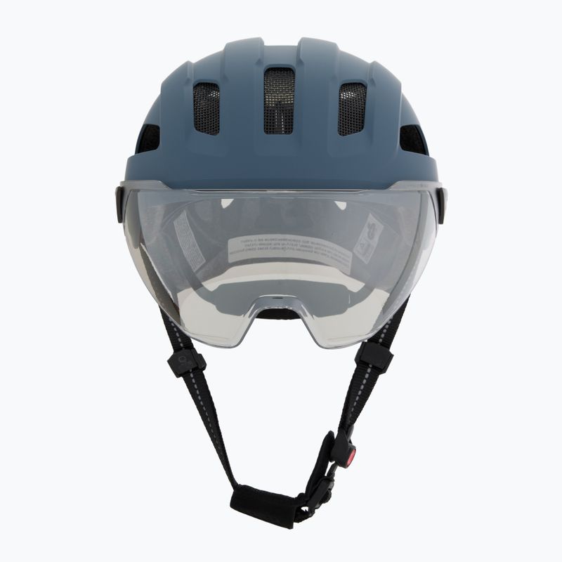 Casco da ciclismo UVEX Stride Visor stone blue matt/lite mirror silver 2
