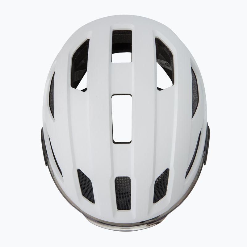 Casco da ciclismo UVEX Stride Visor white matt/lite mirror silver 6