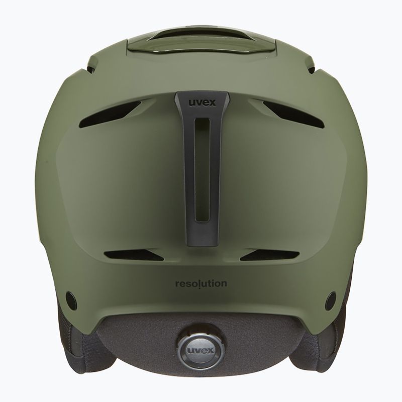 Casco da sci UVEX Resolution khaki matt 3