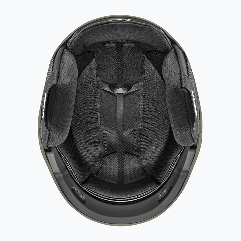 Casco da sci UVEX Resolution khaki matt 5