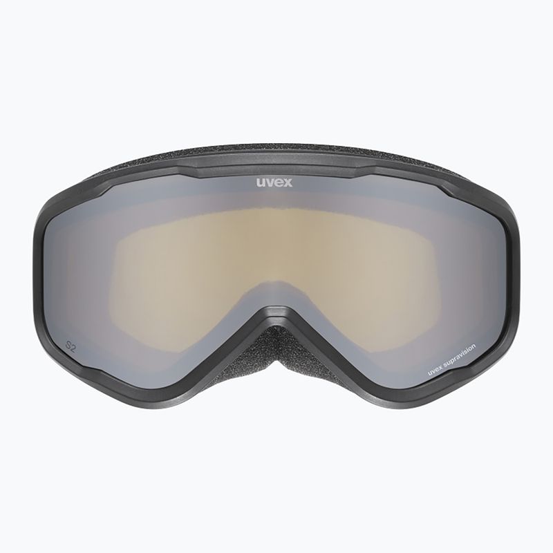 Maschera da sci per bambini UVEX Speedy Nova FM S2 black matt/mirror silver 2