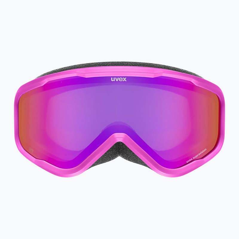 Maschera da sci per bambini UVEX Speedy Nova FM S2 pink matt/mirror pink 2