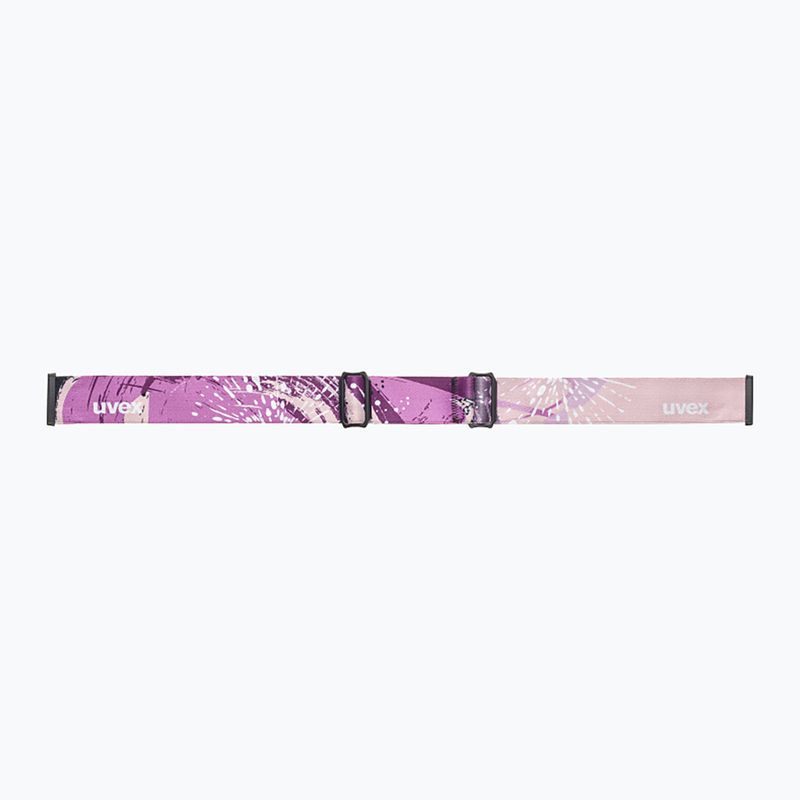 Maschera da sci per bambini UVEX Speedy Nova FM S2 pink matt/mirror pink 4