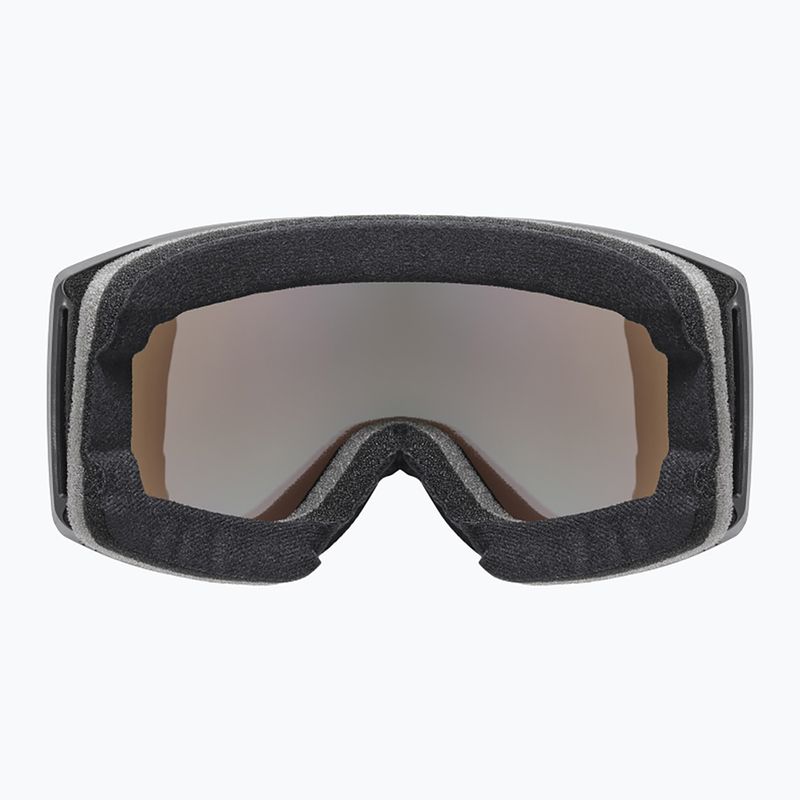 Maschera da sci UVEX Scenic P S0-S4 black matt/mirror green/pola 3