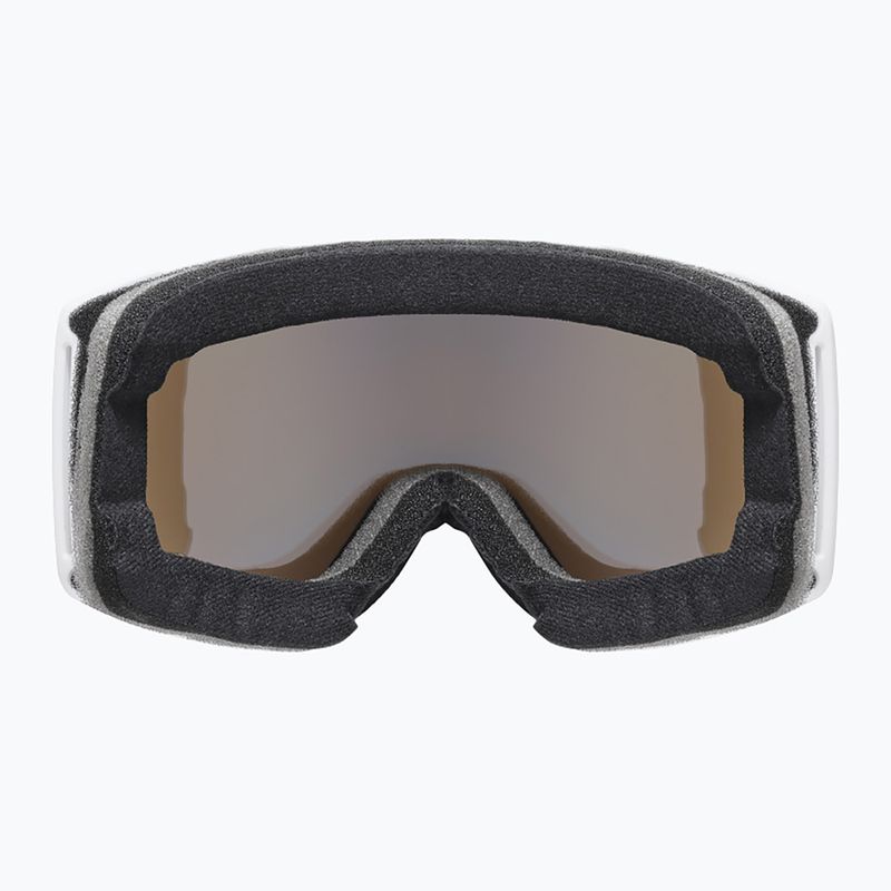 Maschera da sci UVEX Scenic P S0-S4 white matt/mirror silver/pola 3