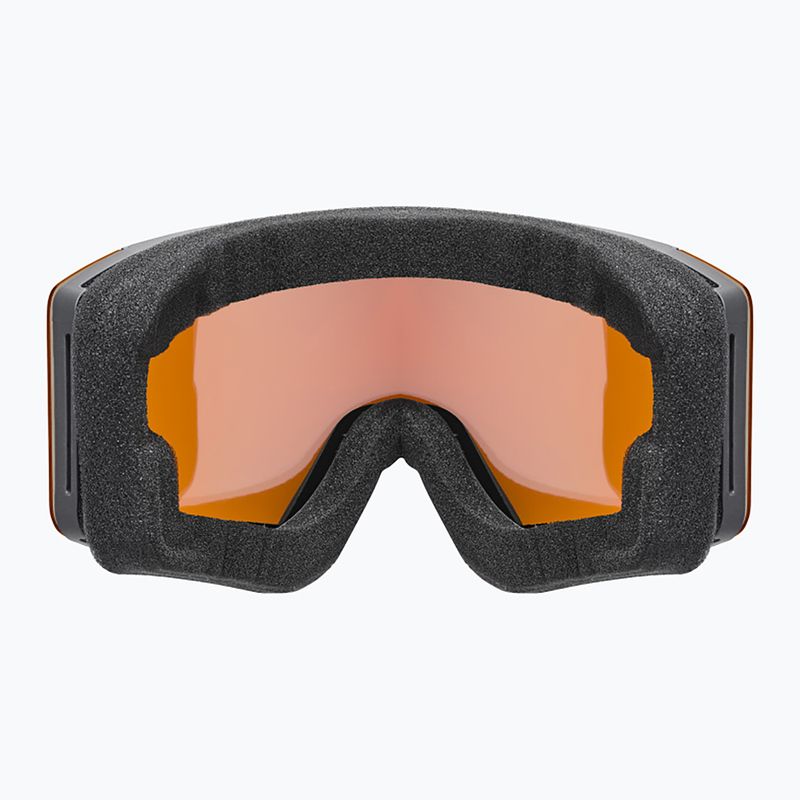 Maschera da sci UVEX Ignite LG S2 black matte / orange 3