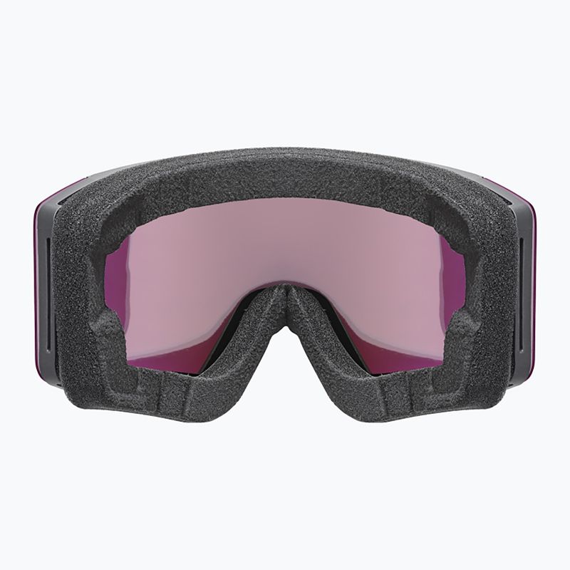 Maschera da sci UVEX Ignite FM S3 black matt/mirror red 3