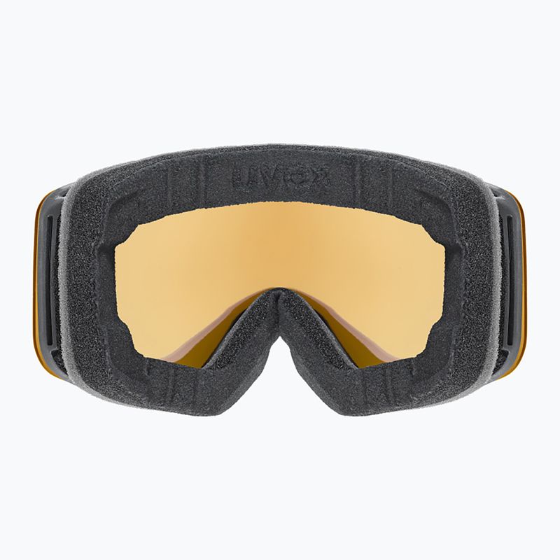 Maschera da sci per bambini UVEX Pwdr FM Jr S2 black matt/mirror sapphire 3