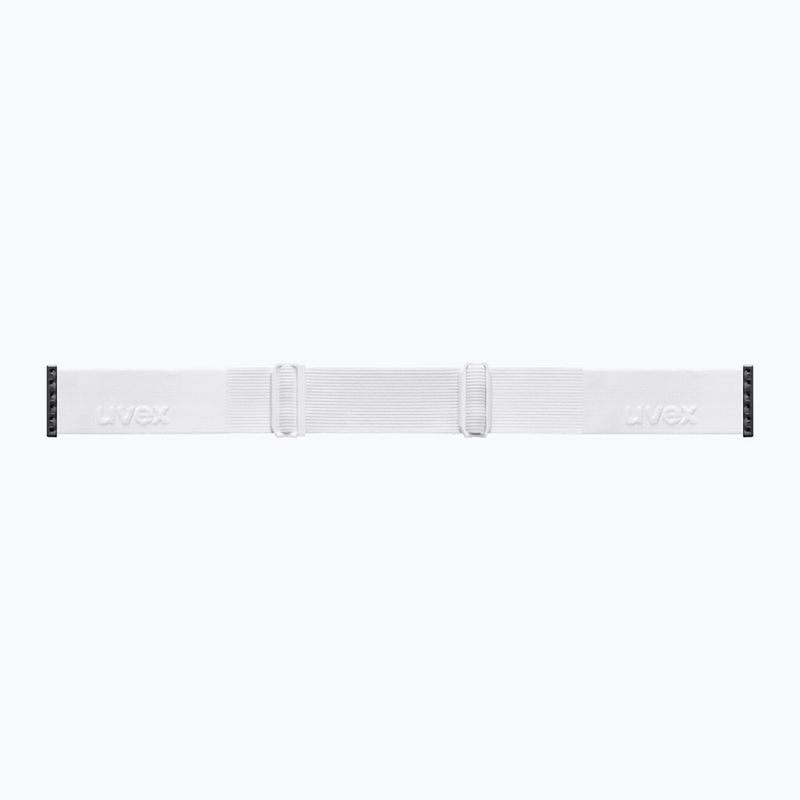 Maschera da sci UVEX Scenic FM S2 white matt/mirror silver 4