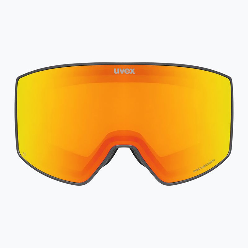 Maschera da sci UVEX Scenic FM S2 black matt/mirror red 2