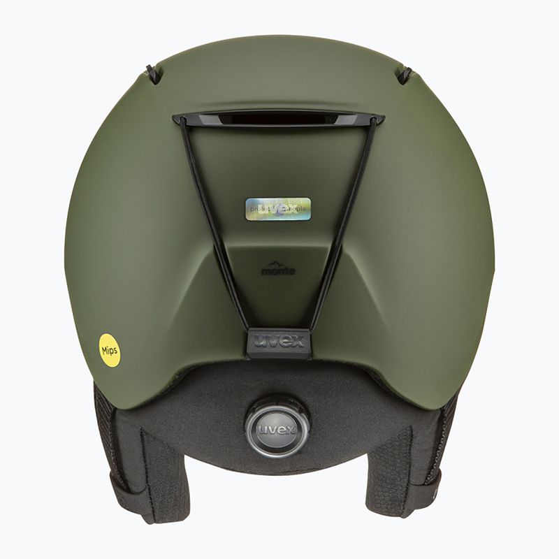 Casco da sci UVEX Monte LT MIPS khaki matt 3
