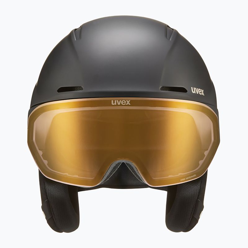 Casco da sci UVEX Ultimate Horizon MIPS black/black mat 2