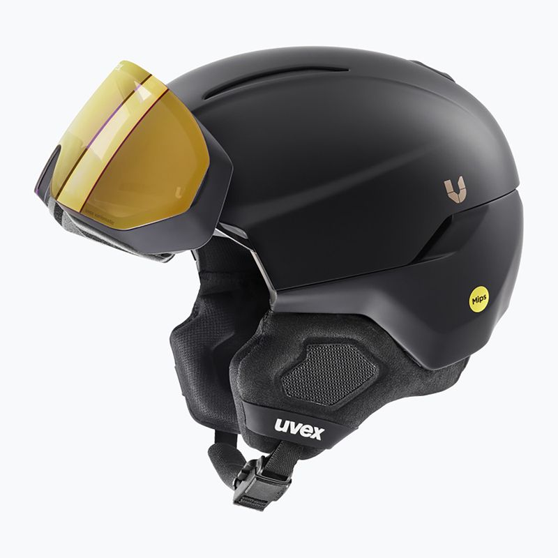 Casco da sci UVEX Ultimate Horizon MIPS black/black mat 6