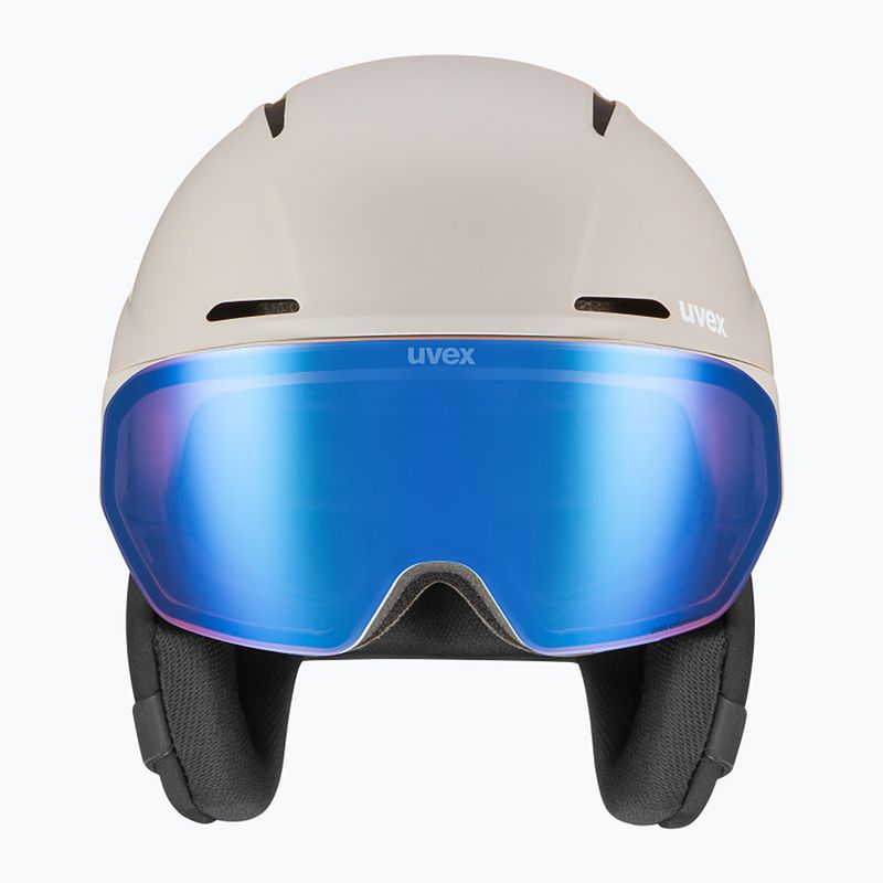 Casco da sci UVEX Horizon CV MIPS warm grey matt 2