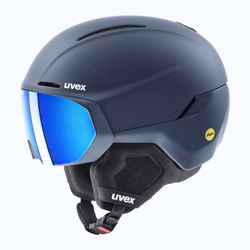 Casco da sci UVEX Horizon CV MIPS dusk blue matt