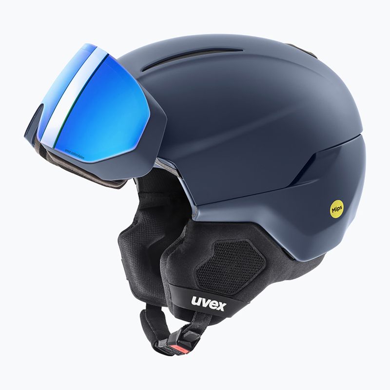 Casco da sci UVEX Horizon CV MIPS dusk blue matt 6