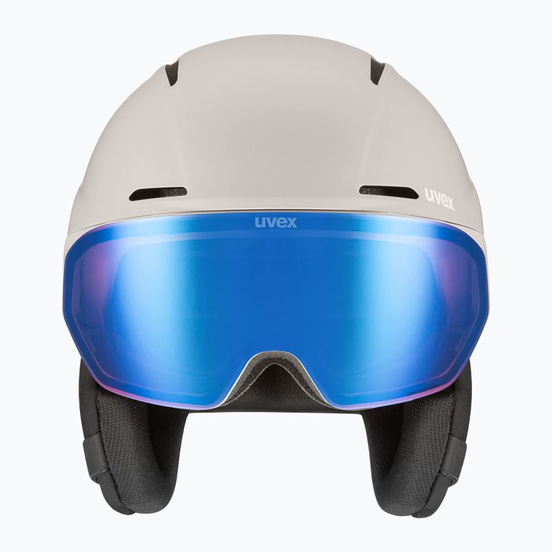 Casco da sci UVEX Horizon CV warm grey matt 2
