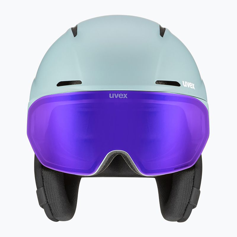 Casco da sci UVEX Horizon CV oxid green matt 2