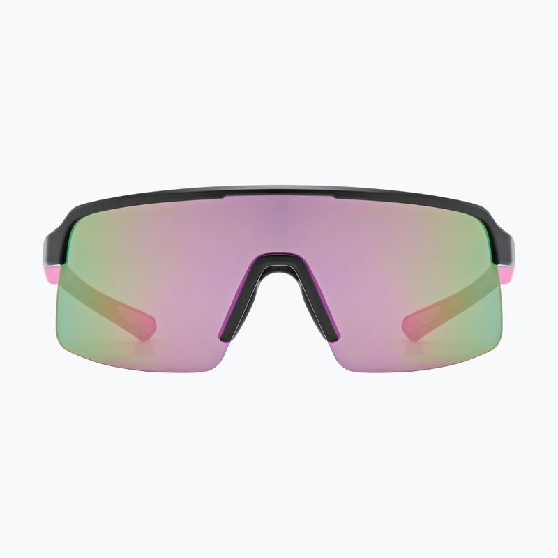 Occhiali da sole per bambini UVEX Dyrt Jr black pink mat/mirror pink 2