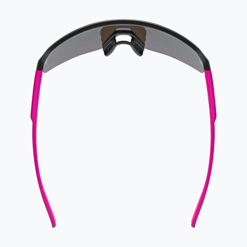 Occhiali da sole per bambini UVEX Dyrt Jr black pink mat/mirror pink 4
