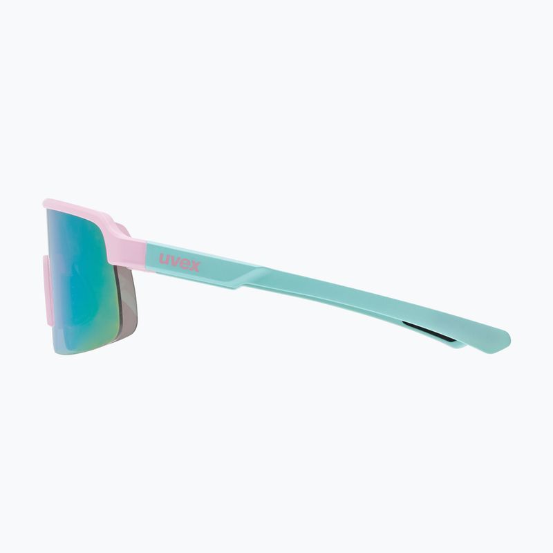 Occhiali da sole per bambini UVEX Dyrt Jr pink/green matt/mirror pink 5