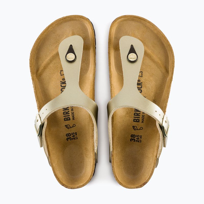 BIRKENSTOCK infradito da donna Gizeh BF Oro regolare 12