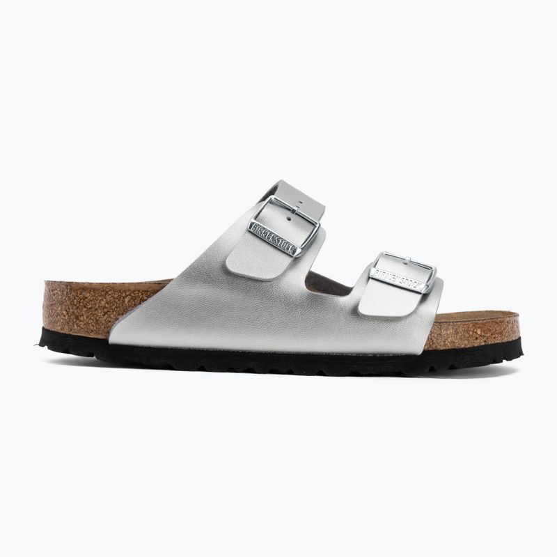 Ciabatte BIRKENSTOCK Arizona Birko-Flor silver 2