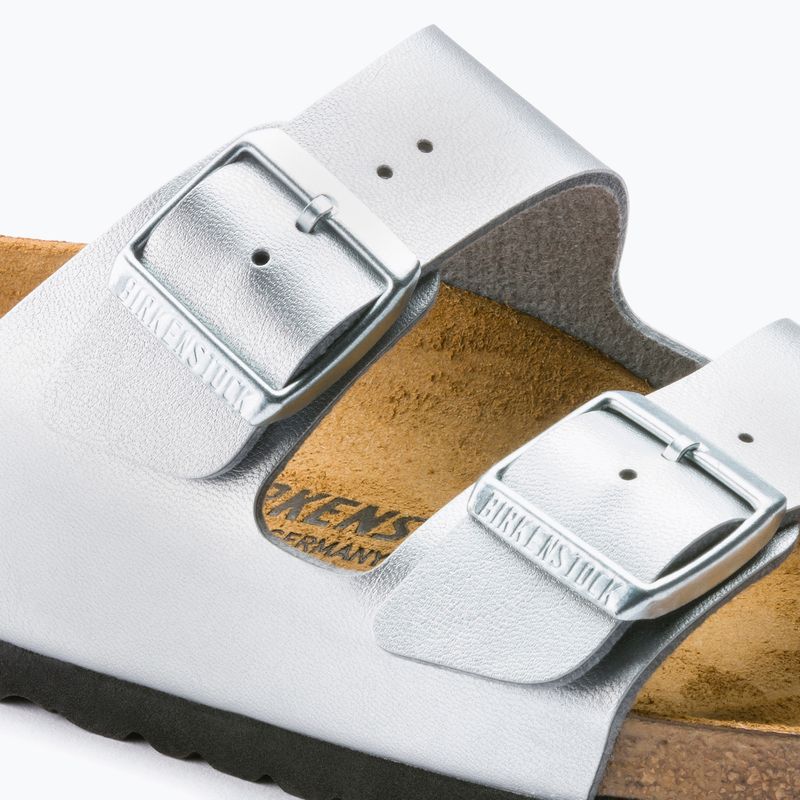 BIRKENSTOCK infradito donna Arizona BF Narrow argento 9