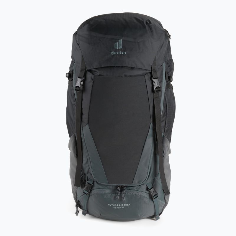 Zaino da trekking da donna deuter Futura Air Trek 55 + 10 l SL nero/grafite 2