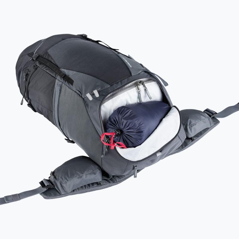 Zaino da trekking da donna deuter Futura Air Trek 55 + 10 l SL nero/grafite 8