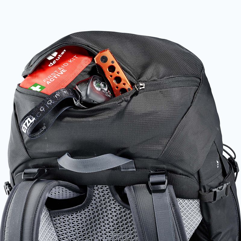 Zaino da trekking da donna deuter Futura Air Trek 55 + 10 l SL nero/grafite 9