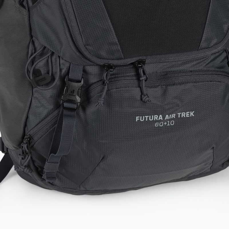 Zaino da trekking deuter Futura Air Trek 60 + 10 l nero/grafite 8