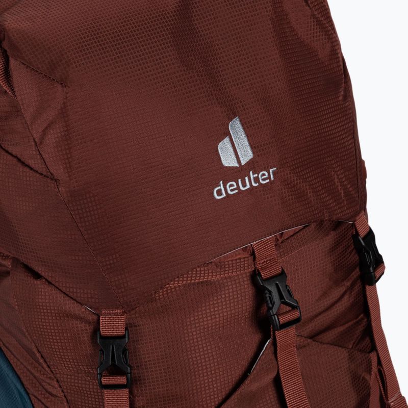 Deuter Aircontact Lite 40 + 10 l zaino da trekking in legno rosso/artico 4
