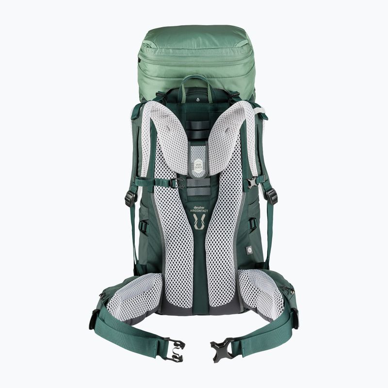 Zaino da trekking da donna deuter Aircontact Lite 45 + 10 l SL aloe/foresta 10