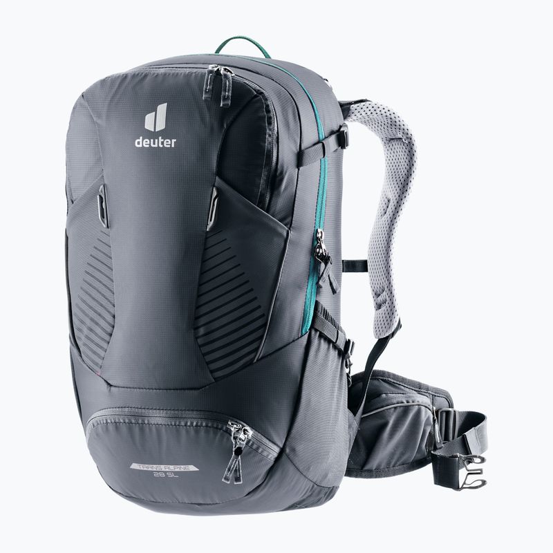 Zaino da bicicletta da donna deuter Trans Alpine 28 l SL nero