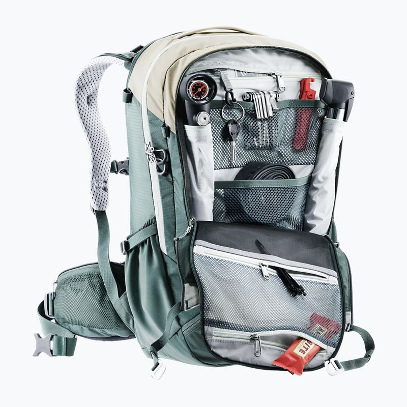 Zaino bici da donna deuter Trans Alpine Pro 26 l SL sabbia/teal 9