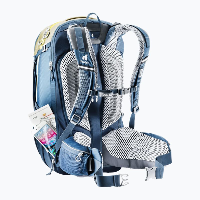Zaino bici Deuter Trans Alpine Pro 28 l argilla/marino 11