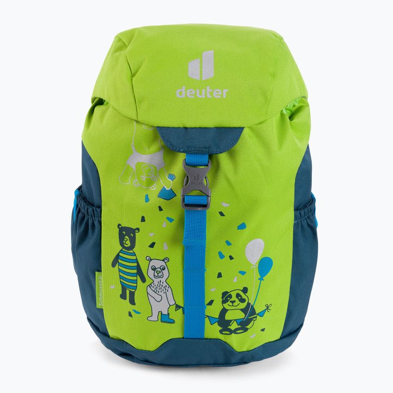 Zaino da trekking per bambini Deuter Schmusebär 8 l kiwi/artico