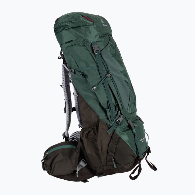 Zaino da trekking da donna deuter Aircontact PRO 55 + 15 l SL verde mare/caffè 2