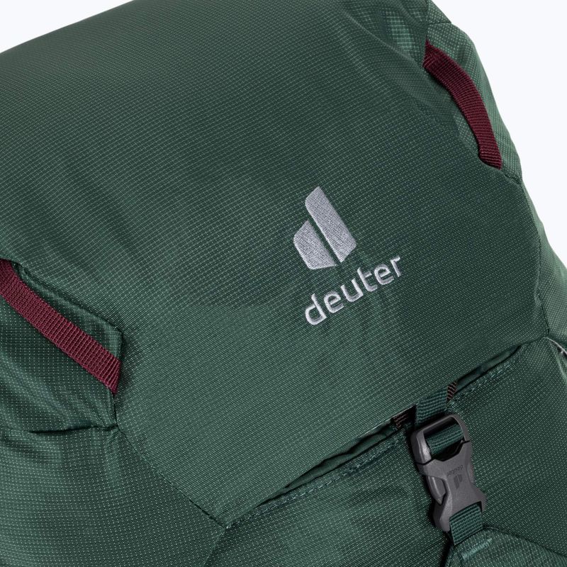 Zaino da trekking da donna deuter Aircontact PRO 55 + 15 l SL verde mare/caffè 4