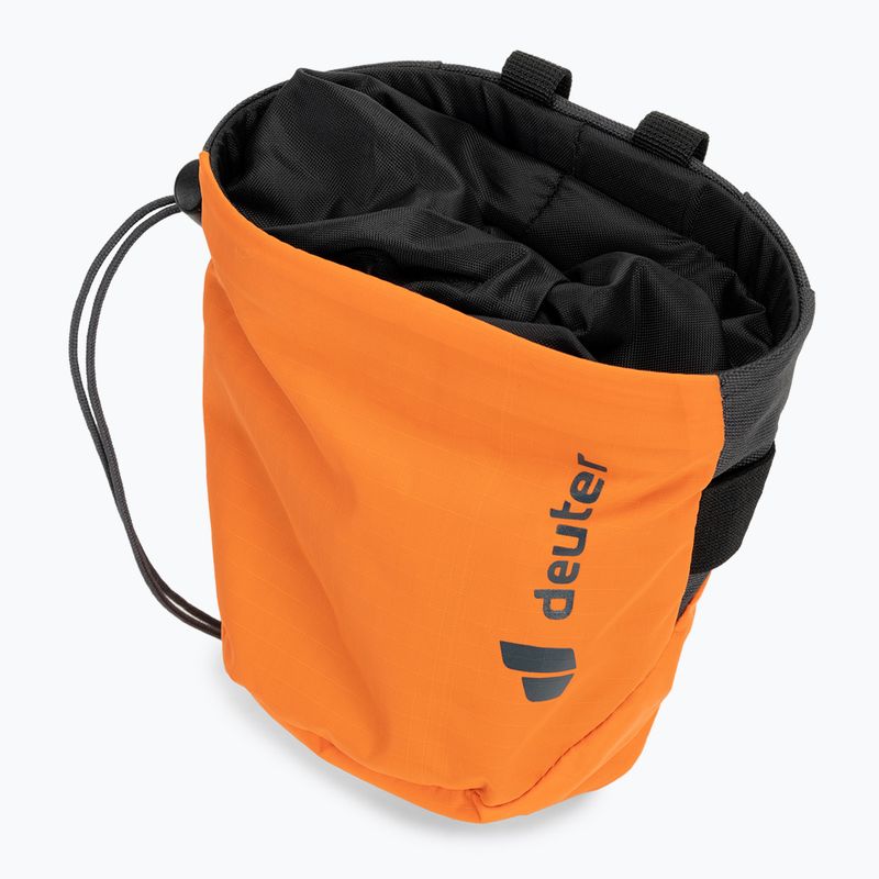 Deuter Gravity Chalk Bag II zafferano/grafite magnesiaca 3