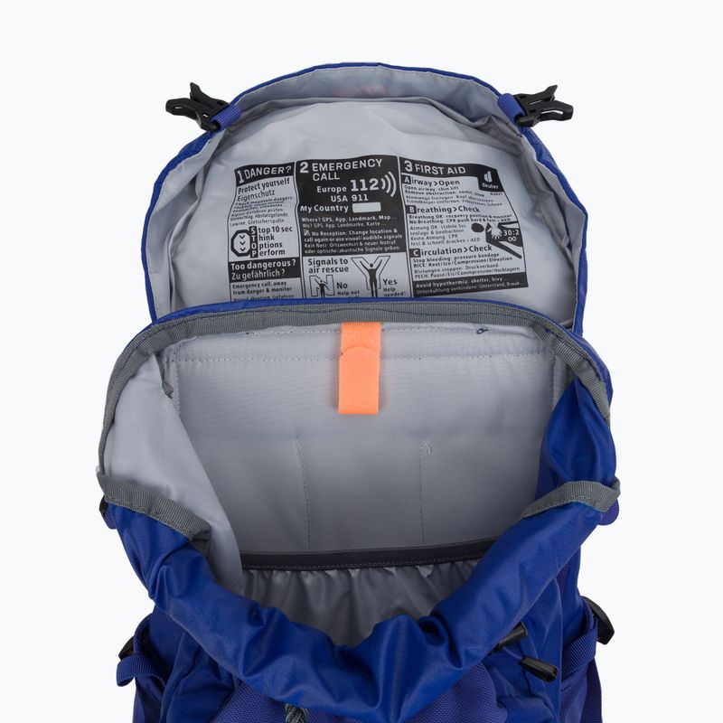 Zaino da trekking Deuter per bambini Fox 30 l indaco/pacifico 4