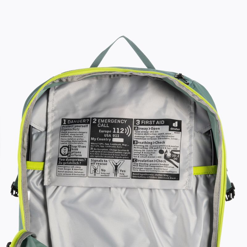Zaino da trekking Deuter Speed Lite 25 l giada/citrus 10