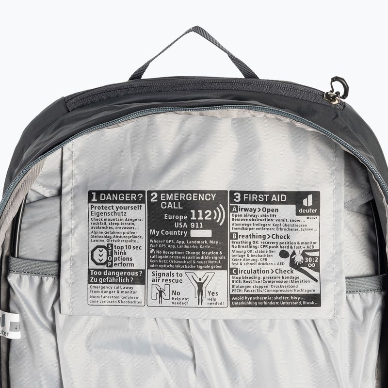Zaino da escursione Deuter Speed Lite 25 l grafite/scisto 10