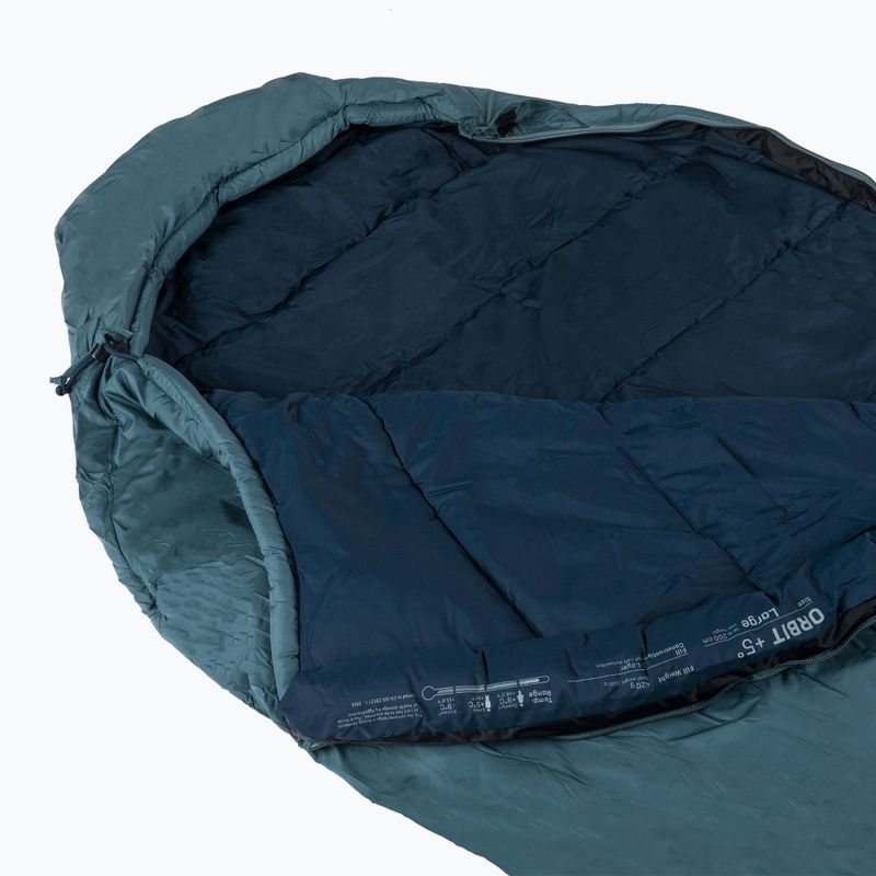 Sacco a pelo Deuter Orbit +5° lungo/sinistro shale/ink 4